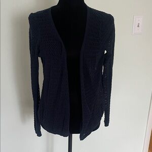 Women's ModCloth  Navy Open-Knit Sweater